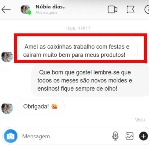Depoimento caixinhas